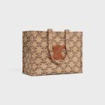 LARGE CABAS THAIS IN TEXTILE WITH TRIOMPHE CAMEL - Image 2